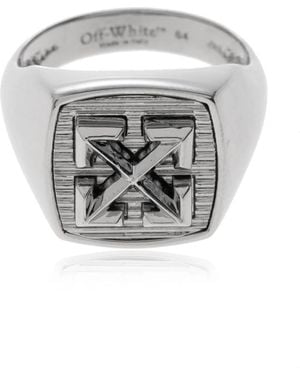 Off-White c/o Virgil Abloh Rings - Grigio
