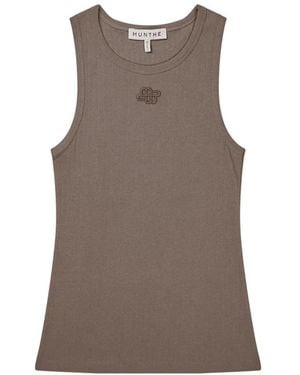 Munthe Ärmelloses Top - Braun