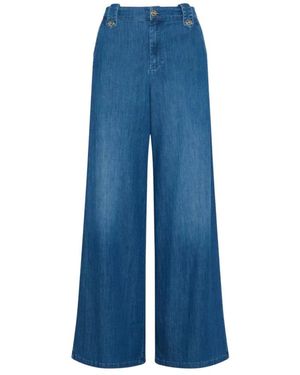 Marella Wide Broeken - Blauw