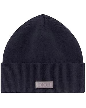 Dior Accessoires ,Blauw ,Kasjmier Icons Beanie