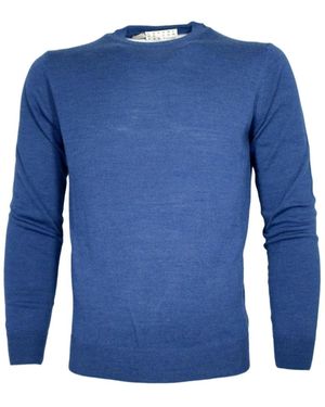 Cashmere Company Round-Neck Knitwear - Bleu