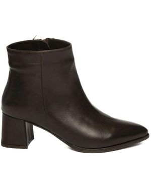 Albano Heeled Ankle Boot - Zwart