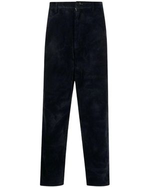 Comme des Garçons Straight Trousers - Blue