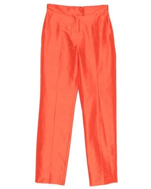 Max Mara Truien & Vesten ,Groen ,Katoen V-Hals Cardigan - Rood