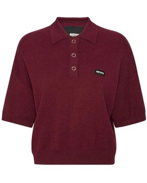 ROTATE BIRGER CHRISTENSEN Polo Shirts - Red