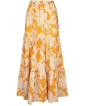 Amotea Maxi Skirts - Metallic