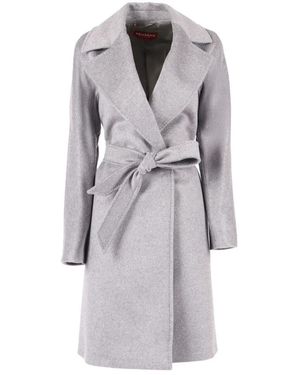 Max Mara Belted Coats - Gris