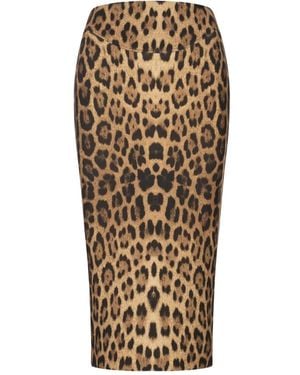 Roberto Cavalli Pencil Skirts - Natural