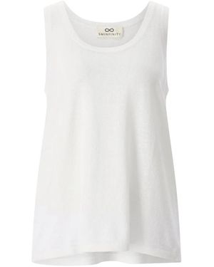 SMINFINITY Sleeveless Tops - Blanc