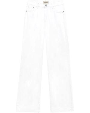 Roy Rogers Weiße Slim Fit High Waist Jeans
