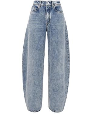 Alaïa Loose-Fit Jeans - Azul