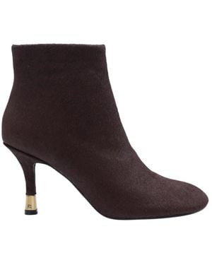 Lola Cruz Heeled Boots - Brown