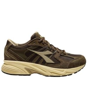 Diadora Schoenen ,Bruin ,Leer Mythos Star