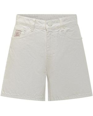 Ami Paris Denim Shorts - Grey