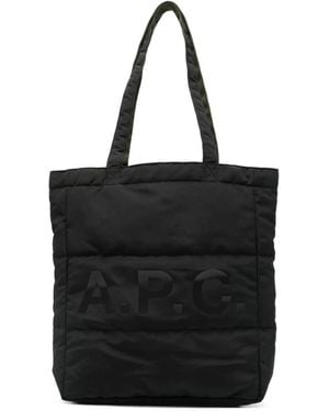 A.P.C. Tote Bags - Black