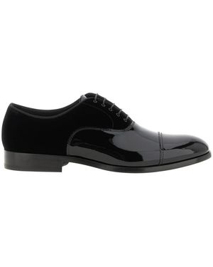 Doucal's Laced Shoes - Noir