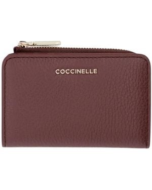 Coccinelle Mw5 Metallic Soft Wallet - Lila