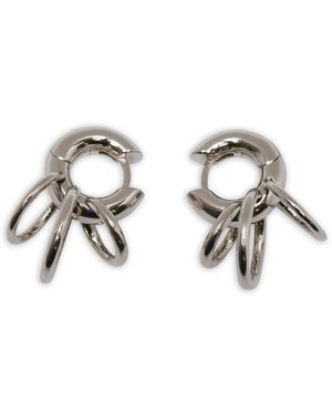 Panconesi Pierced Huggies - Mettallic