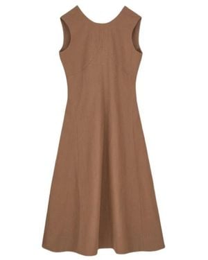 Skall Studio Midi Dresses - Brown