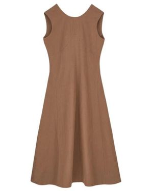 Skall Studio Midi Dresses - Brown