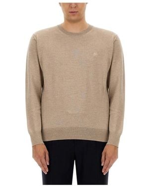 Etro Round-Neck Knitwear - Natural
