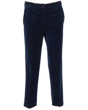 Aspesi Slim-Fit Pantalon - Blauw