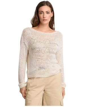 Kocca Maglia Con Ricamo Lettering - Natur
