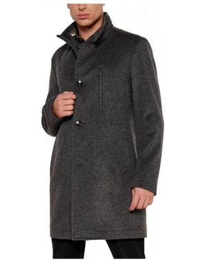 HUGO Single-Breasted Coats - Black
