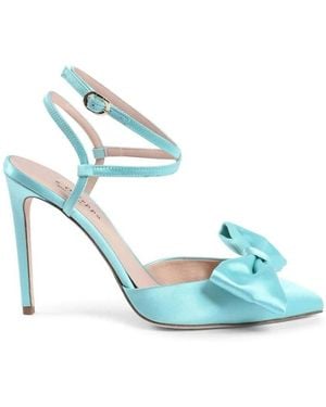 Dee Ocleppo Rosa Satin Strappy Sandale - Blau