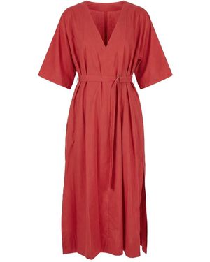 Ottod'Ame Midi Dresses - Red