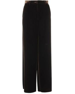 Giorgio Armani Straight Trousers - Zwart