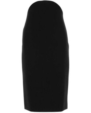 Jil Sander Rokken ,Zwart ,Wol Pencil Skirt