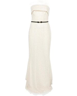 Elie Saab Dresses Neutral - White