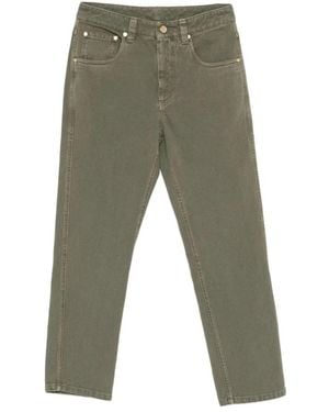 Brunello Cucinelli Straight Jeans - Verde