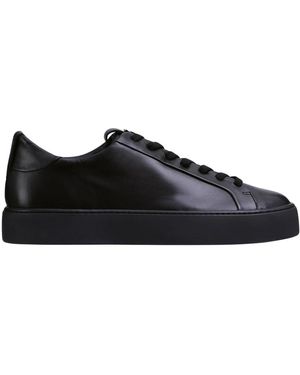 Högl Carly Leder Schnürsneaker - Schwarz