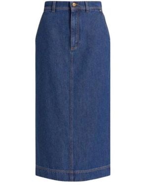 Alberta Ferretti Denim Skirts - Blue
