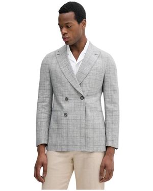 Michael Kors Gepatroineerde Blazer Van Wolmix - Grijs