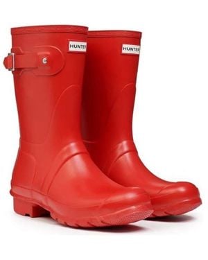 HUNTER Rain Boots - Rojo