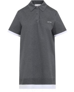 Miu Miu Short Dresses - Grey