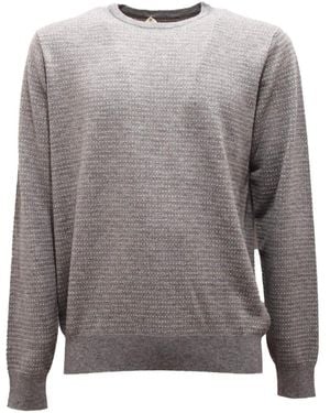 Cashmere Company Round-Neck Knitwear - Grey
