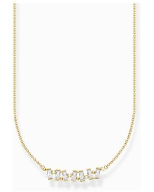 Thomas Sabo Kette Weiße Steine Ke2095-414-14-L45V - Mettallic
