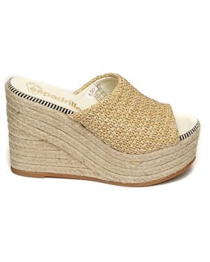 Espadrilles Sandalen Voor Zomer Outfits - Naturel