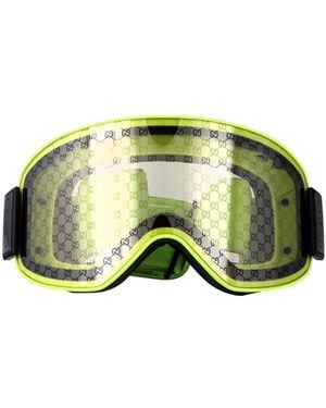 Gucci Shield Goggle - Grün