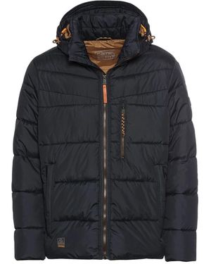 Camel Active Kapuzen-stepp-blousonjacke - Schwarz
