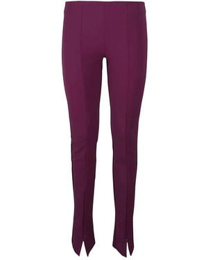 Sportmax Slim-Fit Pants - Purple