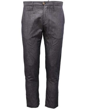 Officina 36 Slim-Fit Trousers - Grijs