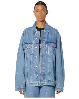 Martine Rose Denim Jassen - Blauw