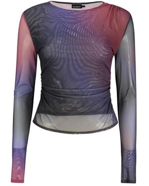 Desigual Long Sleeve T-Shirts - Blue