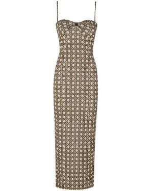 Nanushka Midi Dresses - Metálico