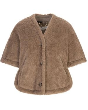 Max Mara Faux Fur &Amp; Shearling Jassen - Bruin